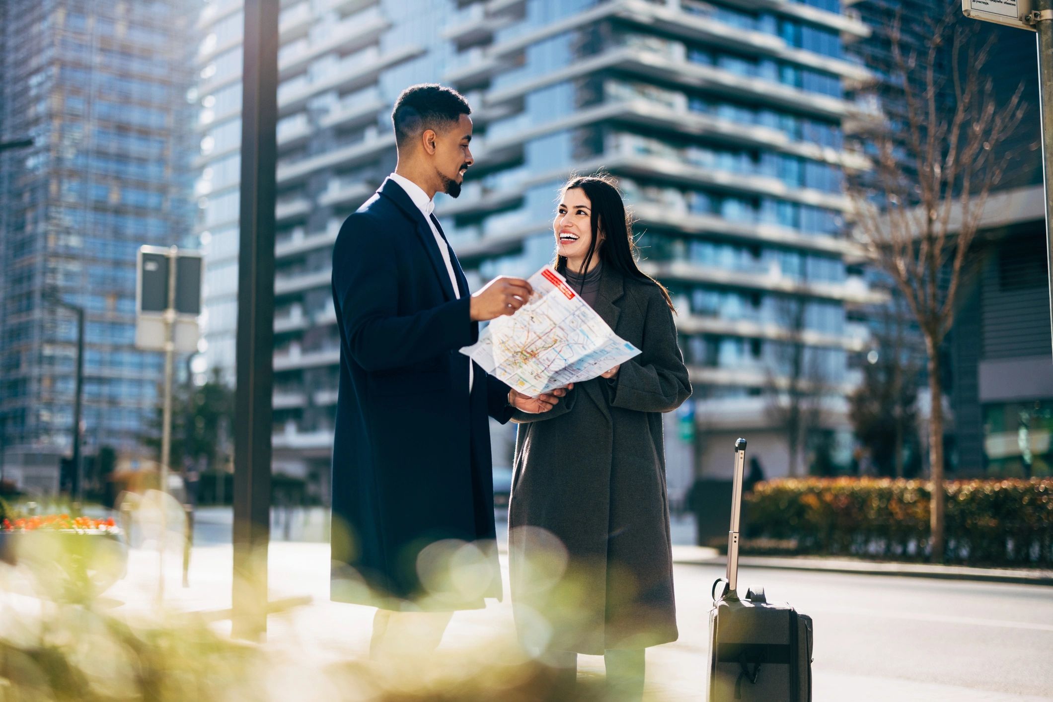 travel consultant planning map