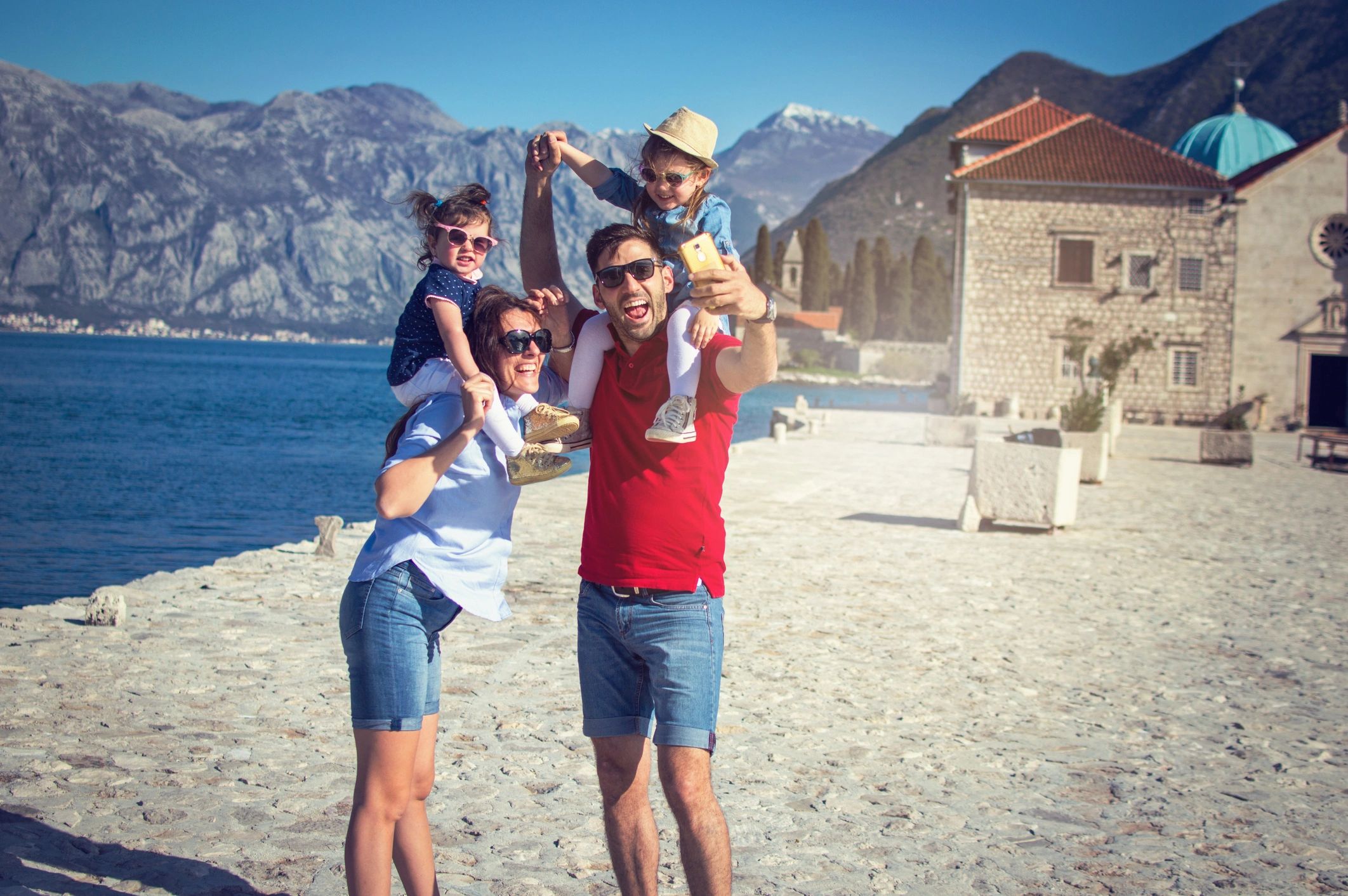 vacation family travel beach mountains